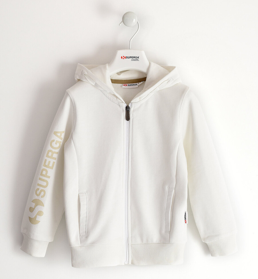 superga barnhuvtröja med dragkedja